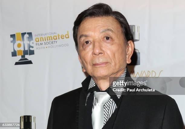 Actor James Hong attends the 44th annual Annie Awards at Royce Hall on February 4, 2017 in Los Angeles, California.