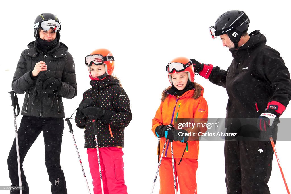 Spanish Royals Winter Photocall