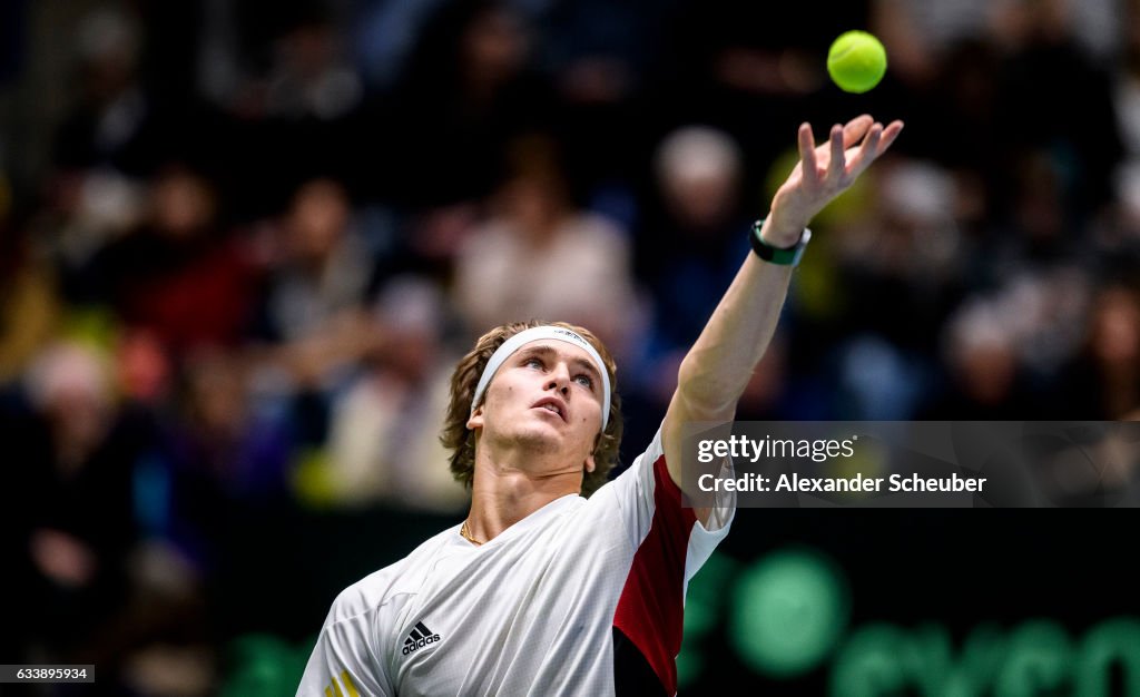 Germany v Belgium: Davis Cup World Group First Round Day 3