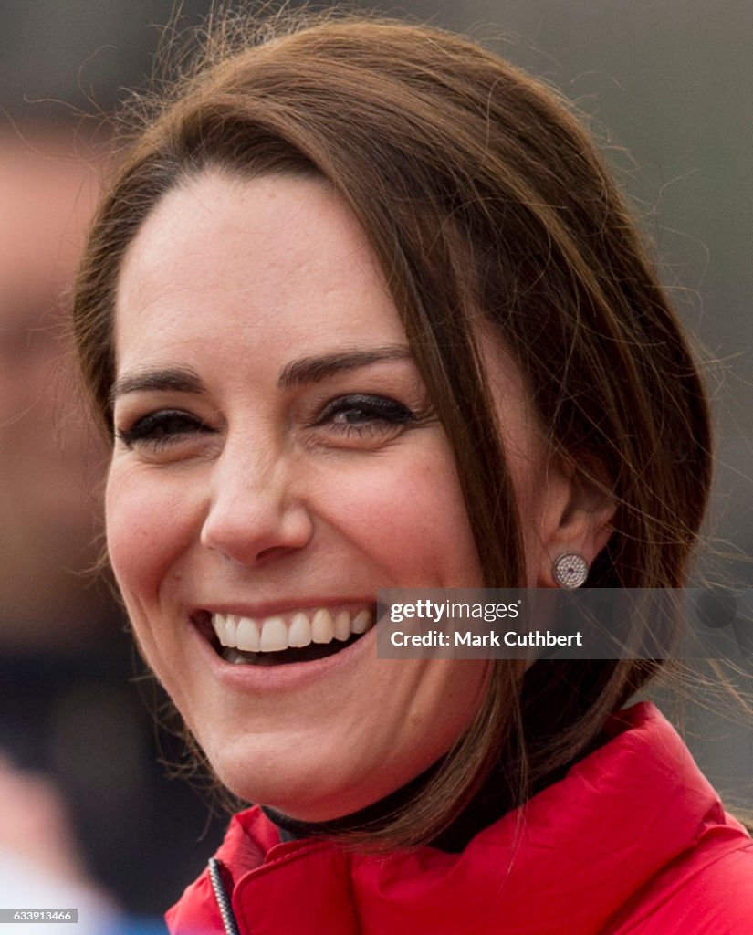 The Duke & Duchess Of Cambridge And Prince Harry Join Team Heads Together At A London Marathon Training Day