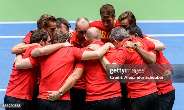 Germany v Belgium: Davis Cup World Group First Round Day 3 Germany v Belgium: Davis Cup World Group First Round Day 3