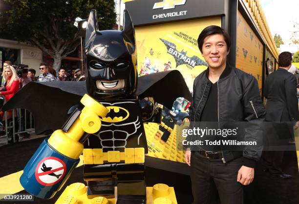 Producer Dan Lin attends the premiere Of Warner Bros. Pictures' "The LEGO Batman Movie" at Regency Village Theatre on February 4, 2017 in Westwood,...