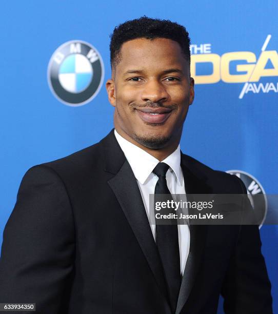 Actor/director Nate Parker attends the 69th annual Directors Guild of America Awards at The Beverly Hilton Hotel on February 4, 2017 in Beverly...