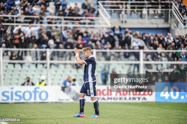 Immobile Ciro during serie A tim between PESCARA vs LAZIO in Pescara, on February 5, 2016.