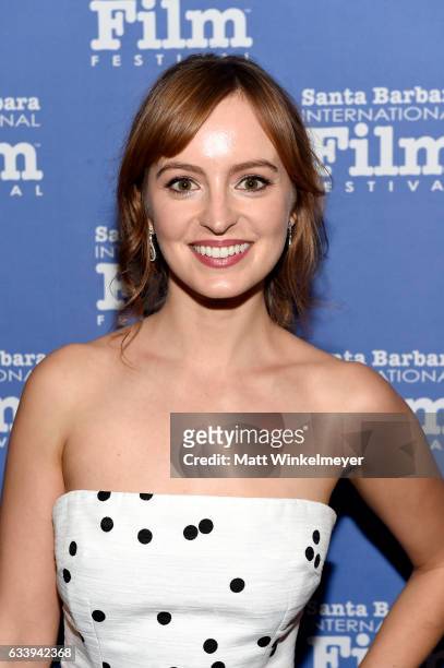 Actresses Ahna O'Reilly attends a screening of 'Sleepwalker' at the 32nd Santa Barbara International Film Festival at the Metro Theatre on February...