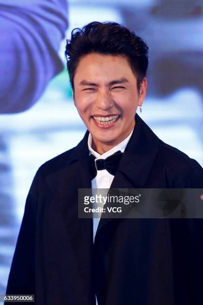 Actor Chen Kun attends the press conference of television variety show "Twenty-four Hours 2" on February 5, 2017 in Beijing, China.