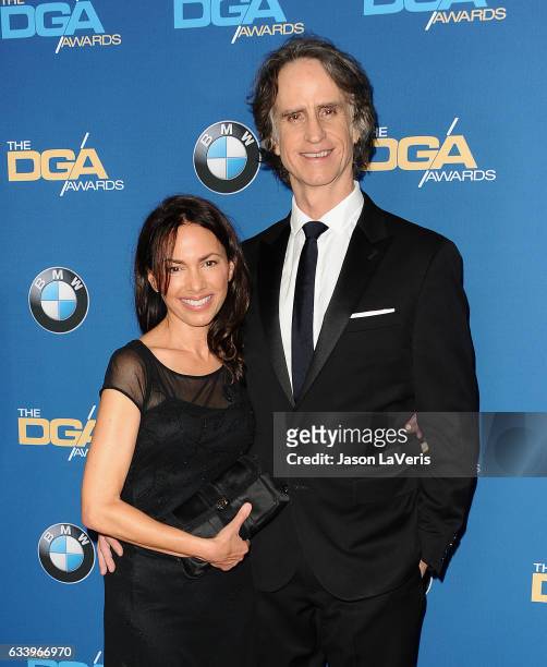 Director Jay Roach and wife Susanna Hoffs attends the 69th annual Directors Guild of America Awards at The Beverly Hilton Hotel on February 4, 2017...