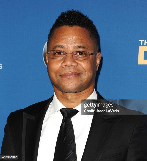 Actor Cuba Gooding Jr. Attends the 69th annual Directors Guild of America Awards at The Beverly Hilton Hotel on February 4, 2017 in Beverly Hills,...