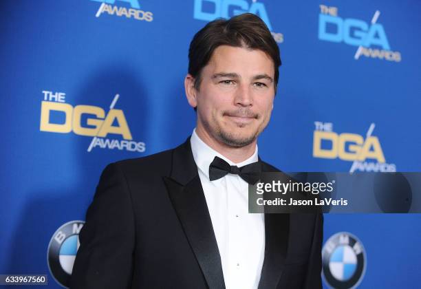Actor Josh Hartnett attends the 69th annual Directors Guild of America Awards at The Beverly Hilton Hotel on February 4, 2017 in Beverly Hills,...