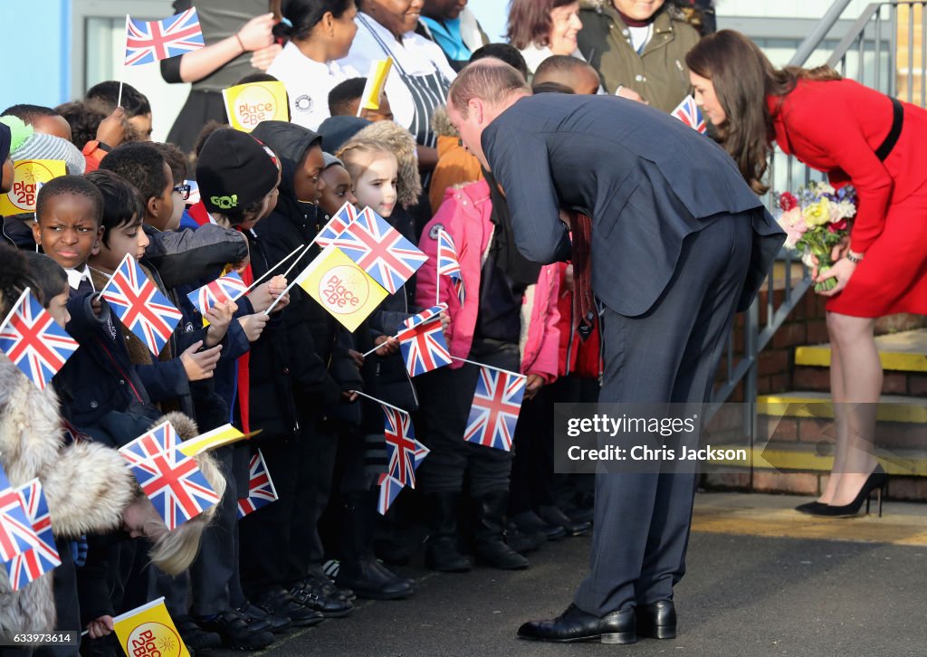 The Duke & Duchess Of Cambridge Attend Place2BeBig Assembly With Heads Together For Children's Mental Health Week