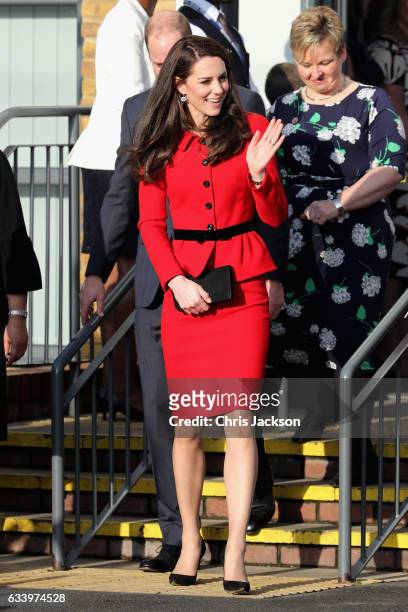 Catherine, Duchess of Cambridge and Prince William, Duke of Cambridge attend the Place2Be Big Assembly With Heads Together for Children's Mental...