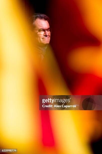 Former Catalan President Artur Mas leaves the Catalonia's Superior Court of Justice after a hearing about the independence of Catalonia referendum...