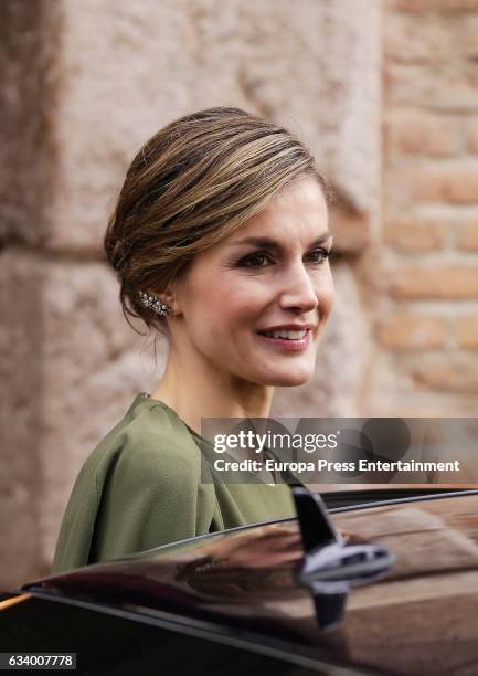 Queen Letizia of Spain attends 2016 Innovation and Design Awards on February 6, 2017 in Alcala de Henares, Spain.