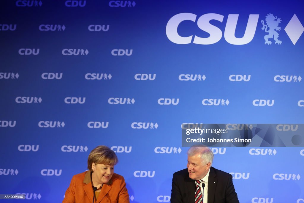 CDU And CSU Meet To Discuss Common Elections Platform