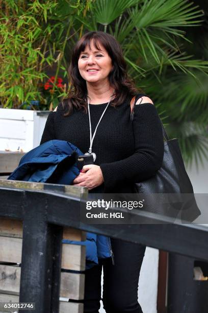 Coleen Nolan seen after presenting on the Loose Women show on February 6, 2017 in London, England.