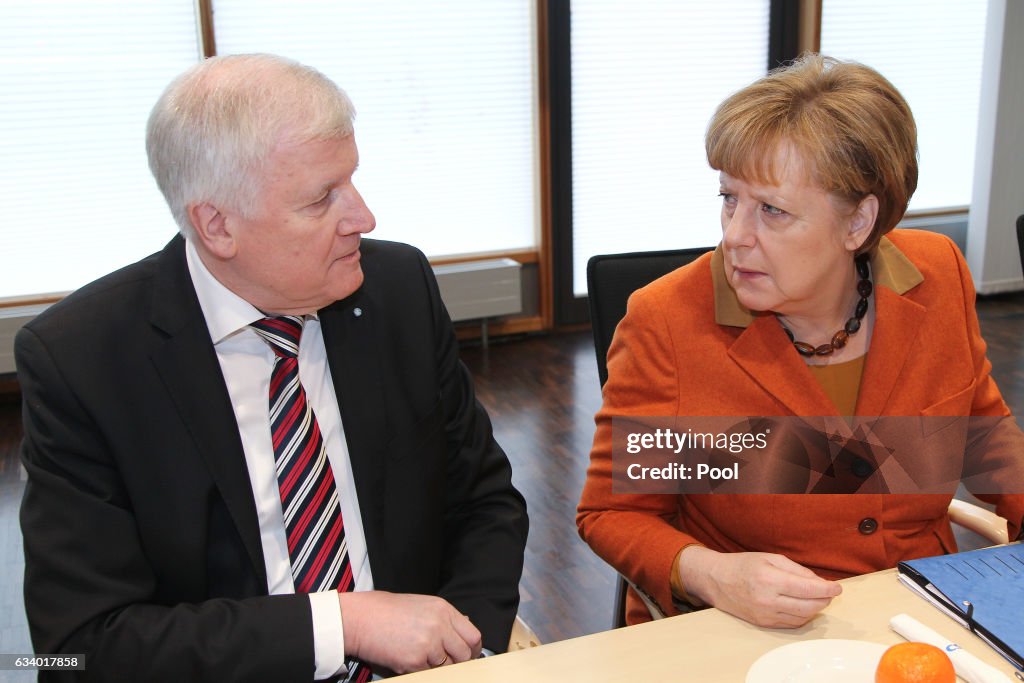 CDU And CSU Meet To Discuss Common Elections Platform