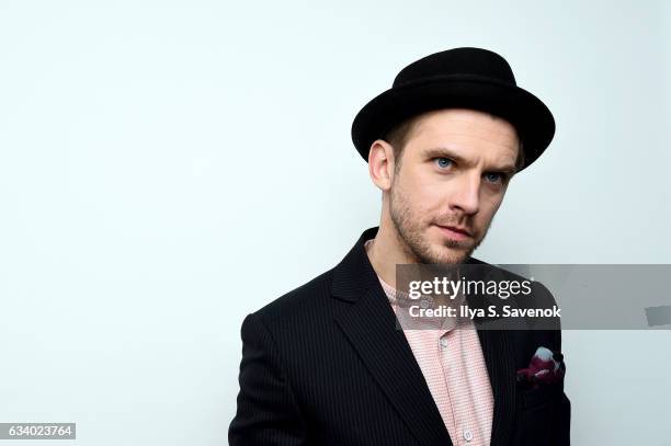 Actor Dan Stevens visits the SiriusXM Studio on February 6, 2017 in New York City.