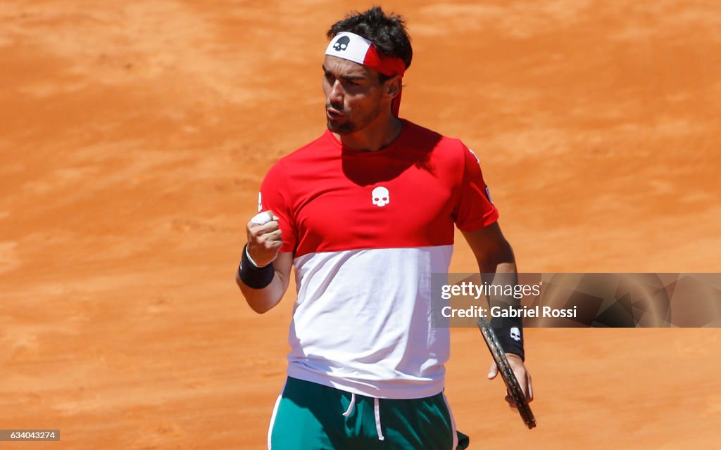 Argentina v Italy - Davis Cup 2017 Day 3