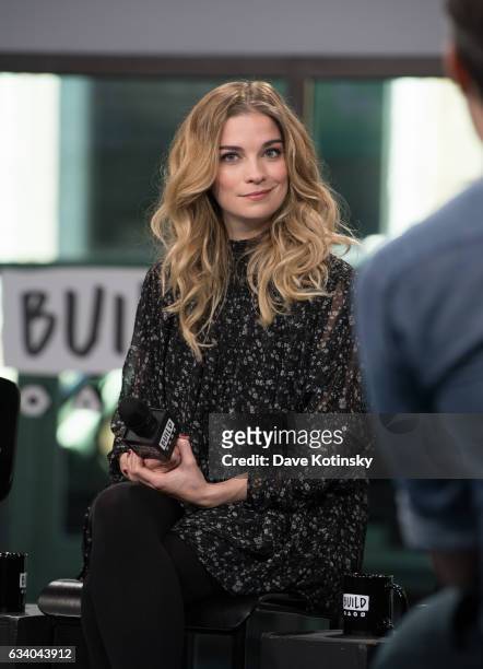 Annie Murphy visits Build Series to discuss "Schitt's Creek" at Build Studio on February 6, 2017 in New York City.
