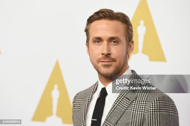 Actor Ryan Gosling attends the 89th Annual Academy Awards Nominee Luncheon at The Beverly Hilton Hotel on February 6, 2017 in Beverly Hills,...