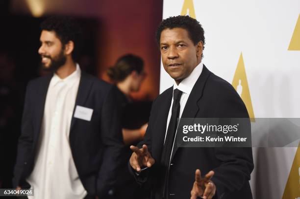 Actor/filmmaker Denzel Washington attends the 89th Annual Academy Awards Nominee Luncheon at The Beverly Hilton Hotel on February 6, 2017 in Beverly...