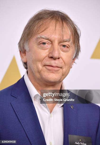 Sound Engineer Andy Nelson attends the 89th Annual Academy Awards Nominee Luncheon at The Beverly Hilton Hotel on February 6, 2017 in Beverly Hills,...