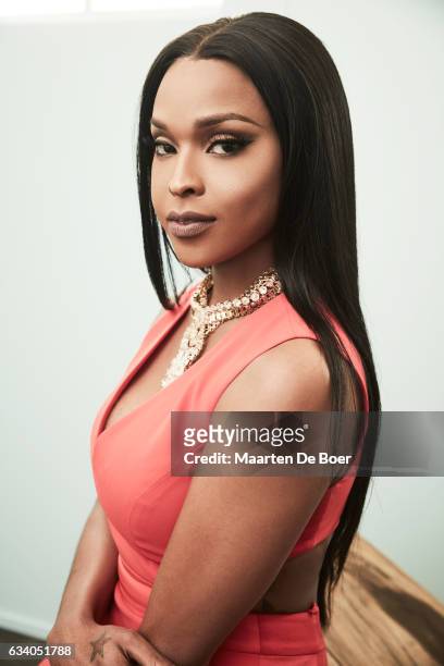 Amiyah Scott from FOX's 'Star' poses in the Getty Images Portrait Studio at the 2017 Winter Television Critics Association press tour at the Langham...