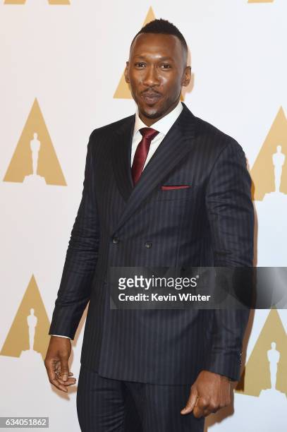 Actor Mahershala Ali attends the 89th Annual Academy Awards Nominee Luncheon at The Beverly Hilton Hotel on February 6, 2017 in Beverly Hills,...