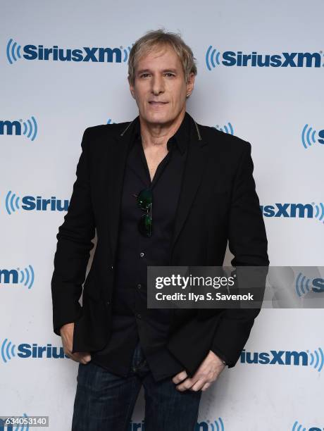 Musician Michael Bolton visits the SiriusXM Studio on February 6, 2017 in New York City.