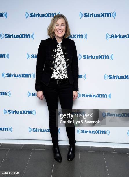 Actress Catherine O'Hara visits the SiriusXM Studio on February 6, 2017 in New York City.