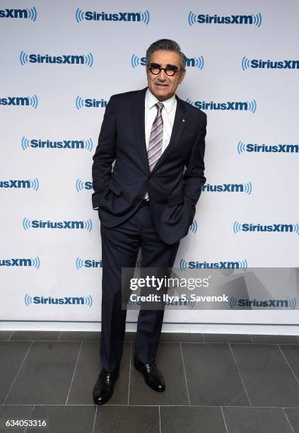 Eugene Levy visits the SiriusXM Studio on February 6, 2017 in New York City.