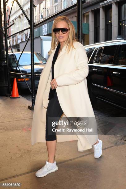 Singer Rita Ora is seen walking in Soho on February 6, 2017 in New York City.