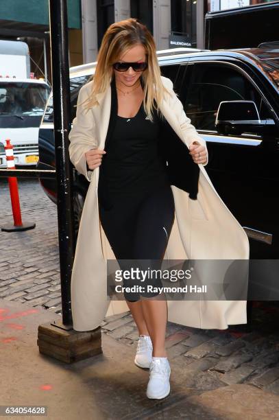 Singer Rita Ora is seen walking in Soho on February 6, 2017 in New York City.