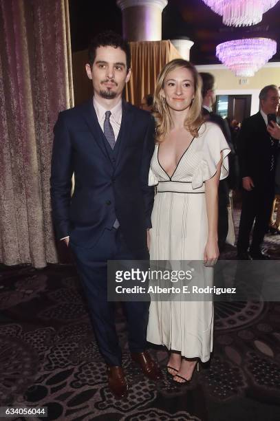 Filmmaker Damien Chazelle and Olivia Hamilton attend the 89th Annual Academy Awards Nominee Luncheon at The Beverly Hilton Hotel on February 6, 2017...