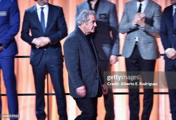 Actor/filmmaker Mel Gibson attends the 89th Annual Academy Awards Nominee Luncheon at The Beverly Hilton Hotel on February 6, 2017 in Beverly Hills,...