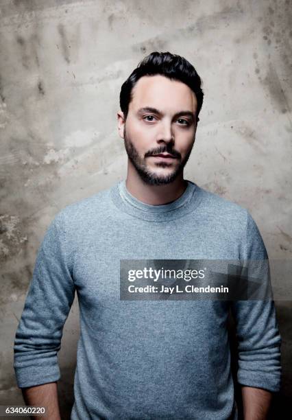 Actor Jack Huston, from the film, "Yellow Birds," is photographed at the 2017 Sundance Film Festival for Los Angeles Times on January 21, 2017 in...