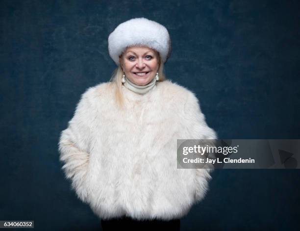 Actress Jacki Weaver, from the film The Polka King, is photographed at the 2017 Sundance Film Festival for Los Angeles Times on January 22, 2017 in...