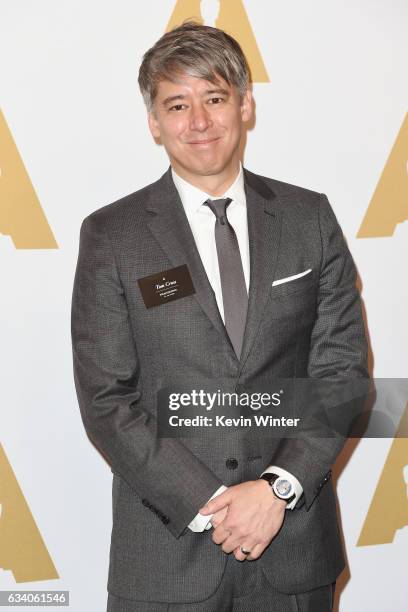 Film editor Tom Cross attends the 89th Annual Academy Awards Nominee Luncheon at The Beverly Hilton Hotel on February 6, 2017 in Beverly Hills,...