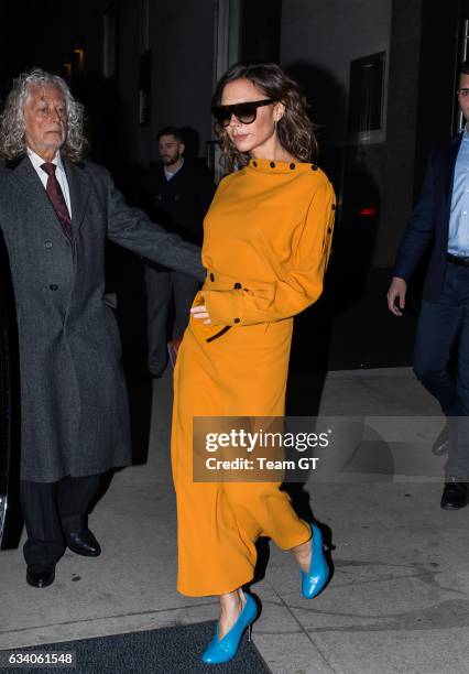 Victoria Beckham is seen leaving her hotel on February 6, 2017 in New York City.