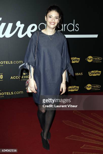 Actress Eleonore Sarrazin attends the "4th Melty Future Awards" at Le Grand Rex on February 6, 2017 in Paris, France.
