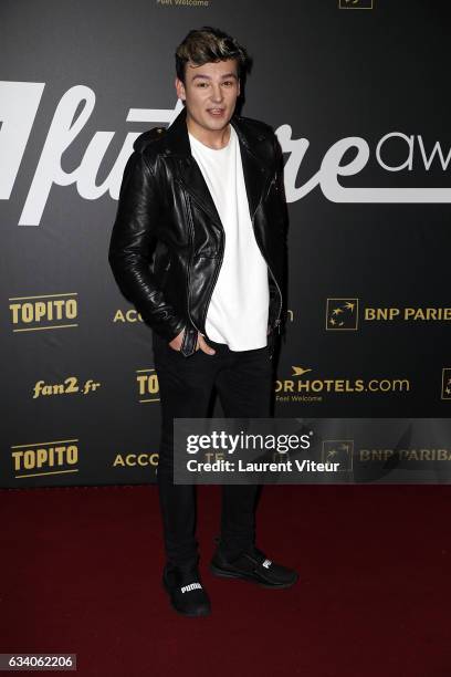 Youtuber Anthonin attends the "4th Melty Future Awards" at Le Grand Rex on February 6, 2017 in Paris, France.