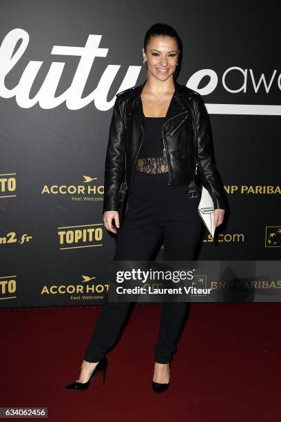 Dancer Denitsa Ikonomova from 'Danse avec les Stars' attends the "4th Melty Future Awards" at Le Grand Rex on February 6, 2017 in Paris, France.