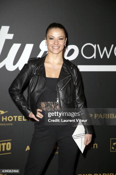 Dancer Denitsa Ikonomova from 'Danse avec les Stars' attends the "4th Melty Future Awards" at Le Grand Rex on February 6, 2017 in Paris, France.