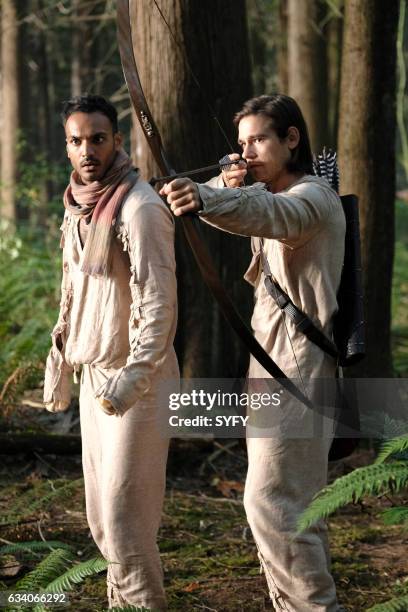 The Flying Forest" Episode 204 -- Pictured: Arjun Gupta as Penny, Jason Ralph as Quentin --