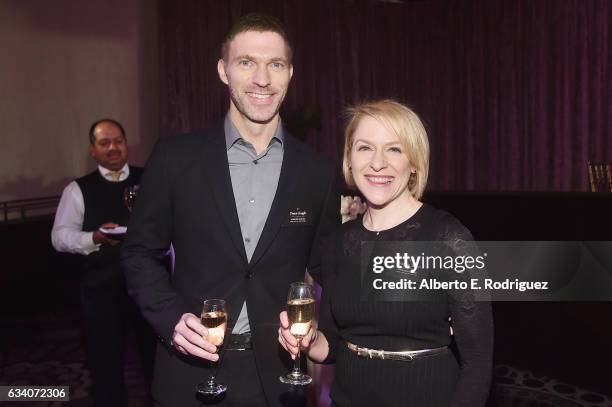 Animation producers Travis Knight and Arianne Sutner attend the 89th Annual Academy Awards Nominee Luncheon at The Beverly Hilton Hotel on February...