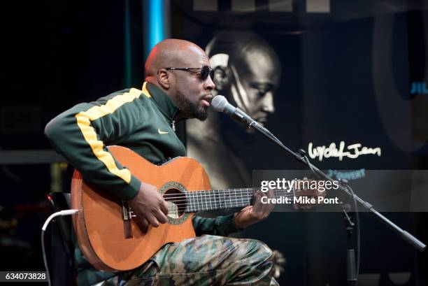 Musician Wyclef Jean visits Build Series to discuss his new EP "J'ouvert" at Build Studio on February 6, 2017 in New York City.