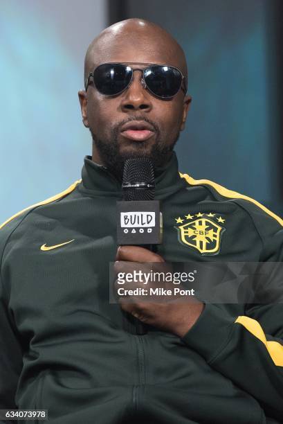 Musician Wyclef Jean visits Build Series to discuss his new EP "J'ouvert" at Build Studio on February 6, 2017 in New York City.