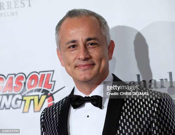 Ali Afshar attends the Los Angeles premiere of "Running Wild" at the Chinese 6 Theatre in Hollywood, on February 6, 2017. / AFP / CHRIS DELMAS