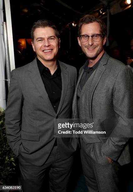 Producers Dan Levine and Aaron Ryder attend The Hollywood Reporter 5th Annual Nominees Night at Spago on February 6, 2017 in Beverly Hills,...