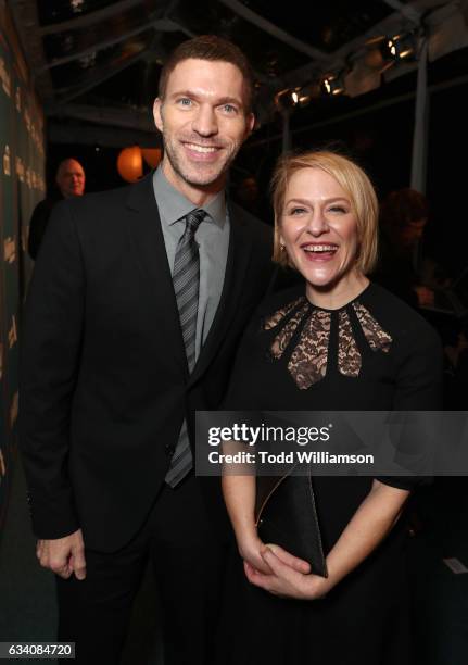 Producer Travis Knight and producer Arianne Sutner attends The Hollywood Reporter 5th Annual Nominees Night at Spago on February 6, 2017 in Beverly...